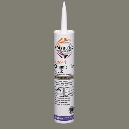 Custom Building Products Custom Building Products Polyblend Natural Gray Siliconized Acrylic Tile Caulk 10.5 oz PC0910S-6